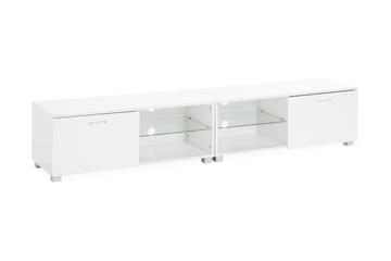 Tv-Bänk Laritstorp 200 cm LED-Belysning - Vit - Möbler - TV- & Mediamöbler - TV bänk & mediabänk