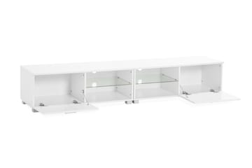 Tv-Bänk Laritstorp 200 cm LED-Belysning - Vit - Möbler - TV- & Mediamöbler - TV bänk & mediabänk