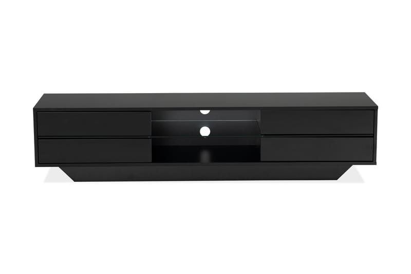 Tv-bänk Laritstorp 36 cm med LED Belysning - Svart - Möbler - TV- & Mediamöbler - TV bänk & mediabänk