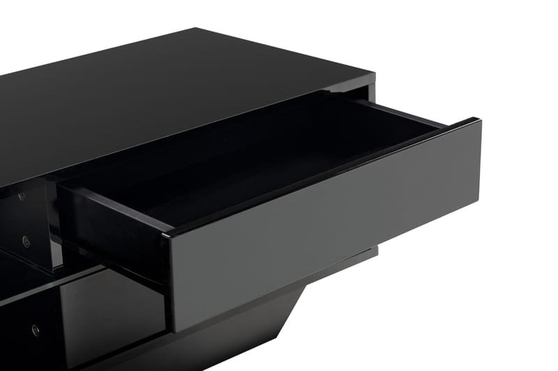 Tv-bänk Laritstorp 36 cm med LED Belysning - Svart - Möbler - TV- & Mediamöbler - TV bänk & mediabänk