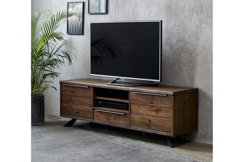 Tv-bänk Le-Rouge 170 cm - Brun - Möbler - TV- & Mediamöbler - TV bänk & mediabänk