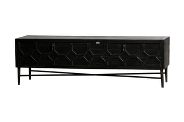 TV-bänk Legros 160 cm - Svart - Möbler - TV- & Mediamöbler - TV bänk & mediabänk