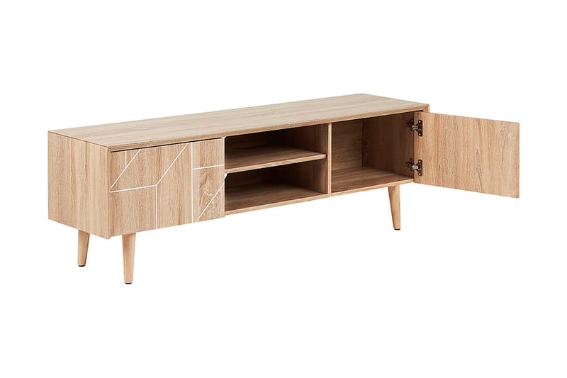 TV-Bänk Legynd 150 cm - Trä|Natur - Möbler - TV- & Mediamöbler - TV bänk & mediabänk