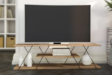 TV-bänk Ljusfors 120 cm - Valnöt - Möbler - TV- & Mediamöbler - TV bänk & mediabänk