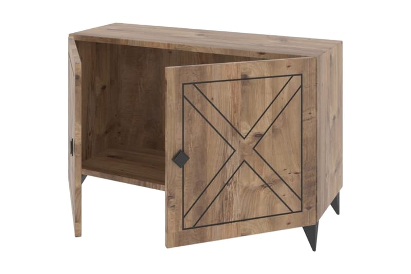 TV-Bänk Loughran 100 cm - Trä|Natur - Möbler - TV- & Mediamöbler - TV bänk & mediabänk