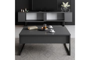 Tv-bänk Luxe 180x50 cm Svart - Hanah Home - Möbler - TV- & Mediamöbler - TV bänk & mediabänk