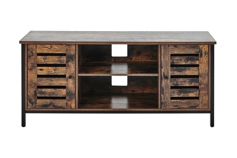 TV-bänk mörkbrun 110 cm VILSECK - Trä/natur - Möbler - TV- & Mediamöbler - TV bänk & mediabänk