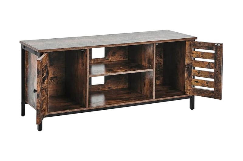 TV-bänk mörkbrun 110 cm VILSECK - Trä/natur - Möbler - TV- & Mediamöbler - TV bänk & mediabänk
