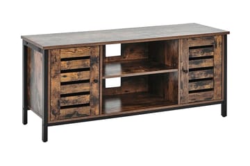 TV-bänk mörkbrun 110 cm VILSECK - Trä/natur - Möbler - TV- & Mediamöbler - TV bänk & mediabänk