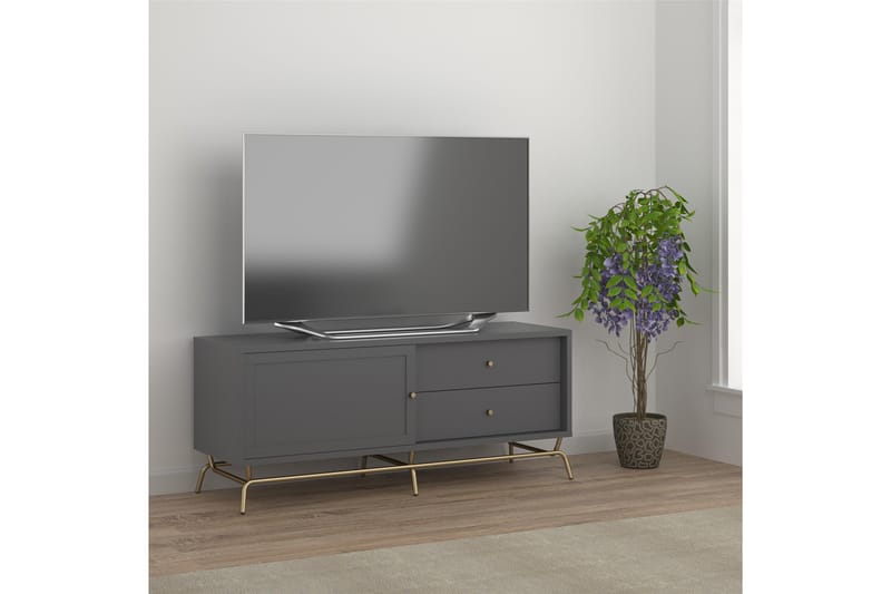Tv-bänk Madion - Grå - Möbler - TV- & Mediamöbler - TV bänk & mediabänk