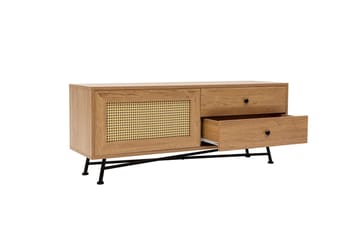 Tv-bänk Makwana 140 cm - Natural - Möbler - TV- & Mediamöbler - TV bänk & mediabänk