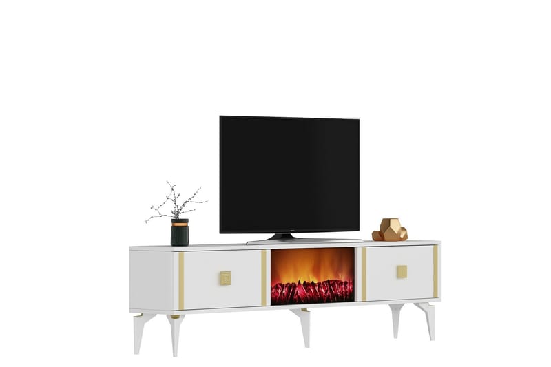 Tv-bänk Male 150 cm - Guld - Möbler - TV- & Mediamöbler - TV bänk & mediabänk