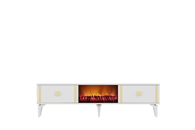 Tv-bänk Male 150 cm - Guld - Möbler - TV- & Mediamöbler - TV bänk & mediabänk