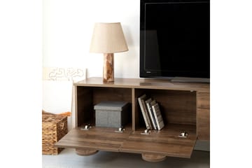 Tv-bänk Malpani 180 cm - Valnöt - Möbler - TV- & Mediamöbler - TV bänk & mediabänk