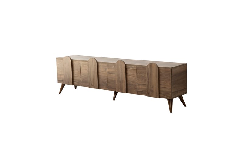 Tv-bänk Malpani 180 cm - Valnöt - Möbler - TV- & Mediamöbler - TV bänk & mediabänk