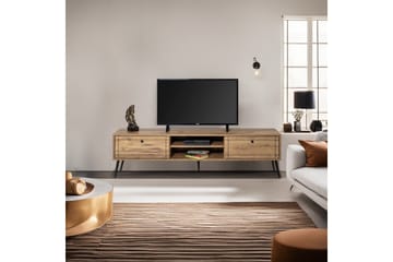 Tv-bänk Manit 180 cm - Brun/Svart - Möbler - TV- & Mediamöbler - TV bänk & mediabänk