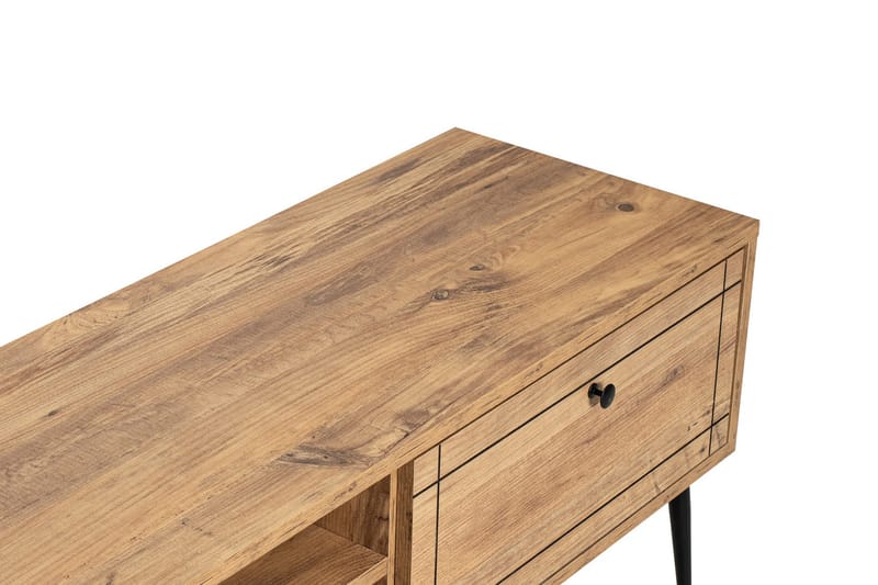 Tv-bänk Manit 180 cm - Brun/Svart - Möbler - TV- & Mediamöbler - TV bänk & mediabänk