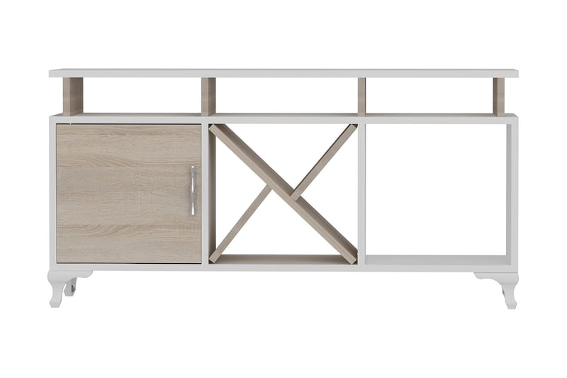 Tv-bänk Marylo 120 cm - Vit - Möbler - TV- & Mediamöbler - TV bänk & mediabänk