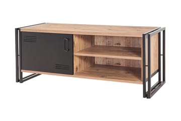 Tv-bänk Masako 130 cm - Trä|Svart - Möbler - TV- & Mediamöbler - TV bänk & mediabänk