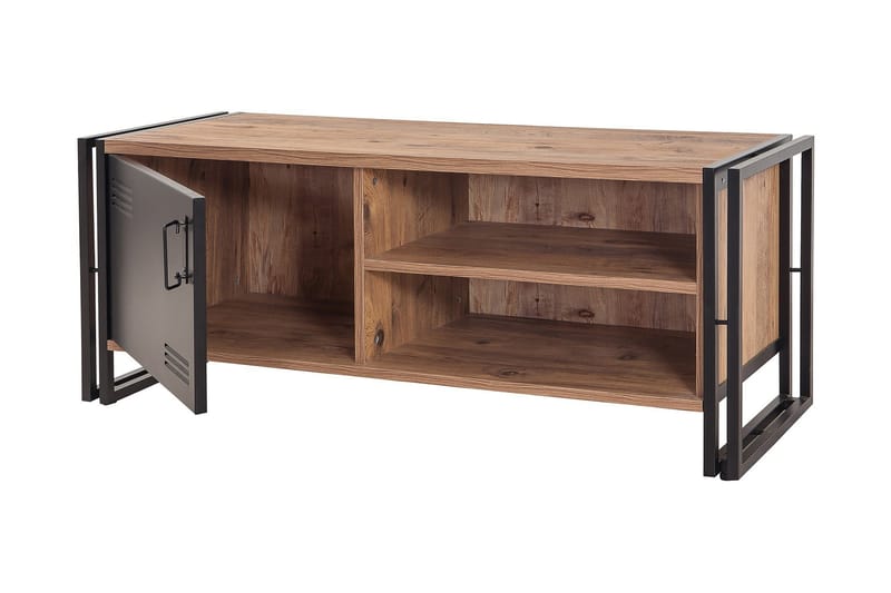Tv-bänk Masako 130 cm - Trä|Svart - Möbler - TV- & Mediamöbler - TV bänk & mediabänk