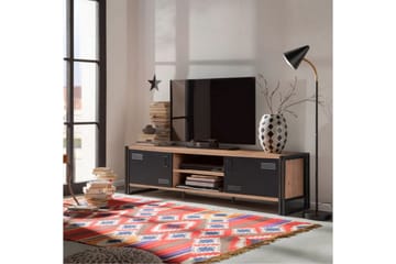 Tv-bänk Masako 180 cm - Trä|Svart - Möbler - TV- & Mediamöbler - TV bänk & mediabänk