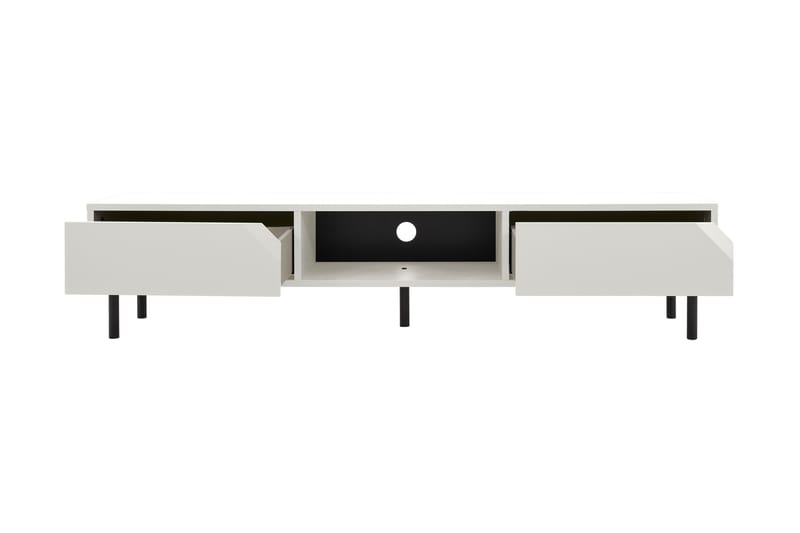 Tv-bänk Maybach 176,5 cm - Vit - TV bänk & mediabänk