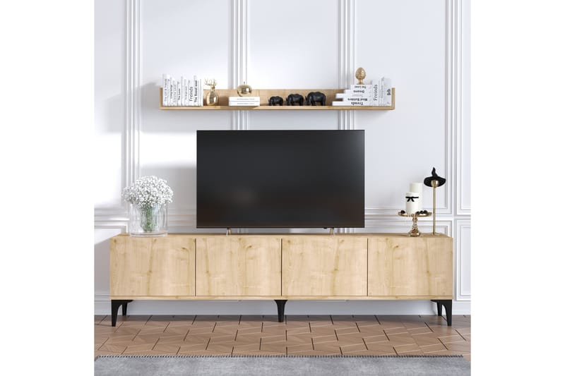 Tv-bänk Mazamitla 180 cm - Natur - Möbler - TV- & Mediamöbler - TV bänk & mediabänk