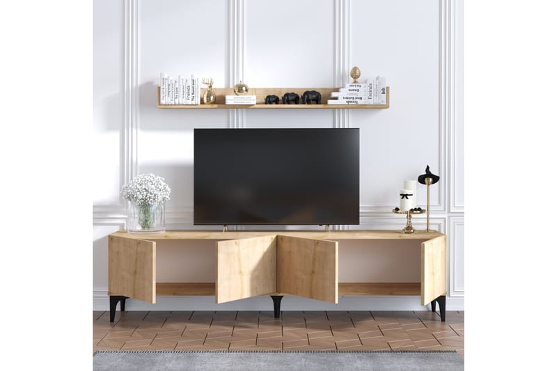 Tv-bänk Mazamitla 180 cm - Natur - Möbler - TV- & Mediamöbler - TV bänk & mediabänk