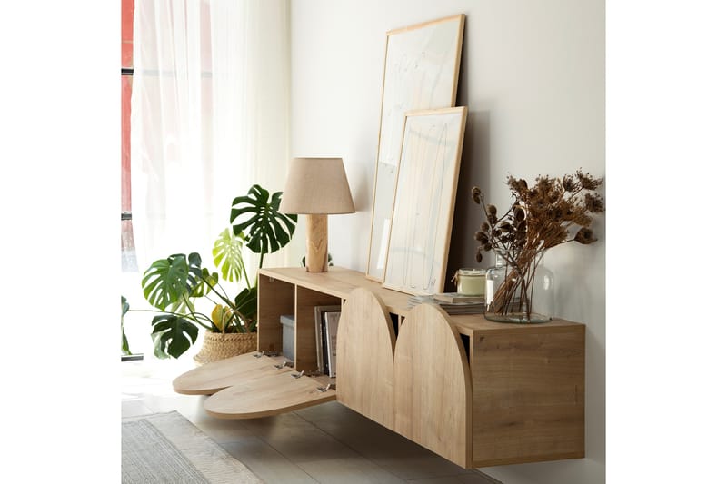 Tv-bänk Mesta 180 cm - Ek - Möbler - TV- & Mediamöbler - TV bänk & mediabänk