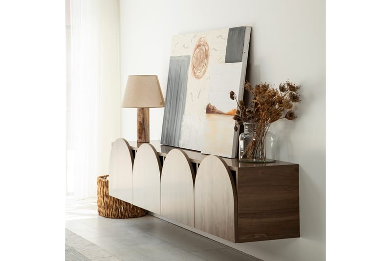 Tv-bänk Mesta 180 cm - Valnöt - Möbler - TV- & Mediamöbler - TV bänk & mediabänk