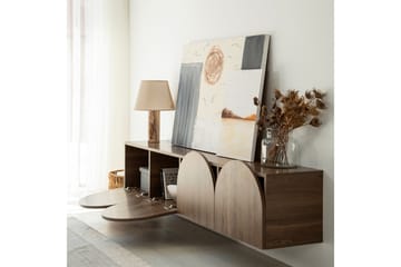 Tv-bänk Mesta 180 cm - Valnöt - Möbler - TV- & Mediamöbler - TV bänk & mediabänk