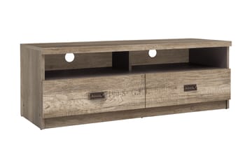 TV-bänk Minette 120 cm - Trä|Natur|Grå - Möbler - TV- & Mediamöbler - TV bänk & mediabänk