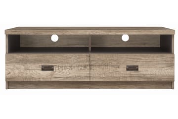 TV-bänk Minette 120 cm - Trä|Natur|Grå - Möbler - TV- & Mediamöbler - TV bänk & mediabänk