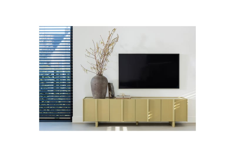 Tv-bänk Morya 46 cm - Grön - Möbler - TV- & Mediamöbler - TV bänk & mediabänk