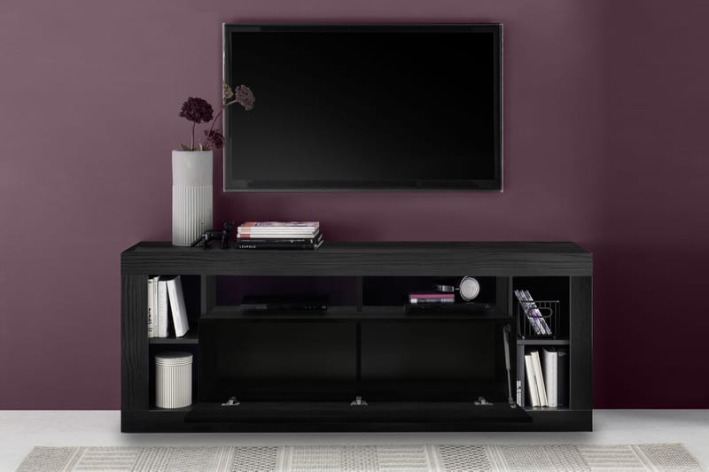 Tv-bänk Mowbray 42x172x66 cm - Svart - TV bänk & mediabänk