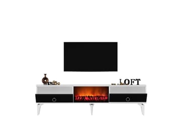 Tv-bänk Mula 150 cm - Antracit - Möbler - TV- & Mediamöbler - TV bänk & mediabänk