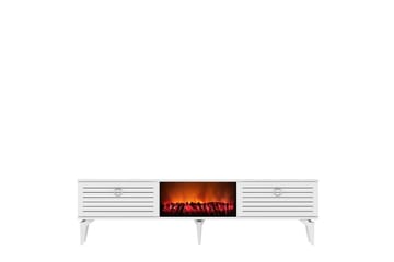Tv-bänk Mula 150 cm - Vit - Möbler - TV- & Mediamöbler - TV bänk & mediabänk