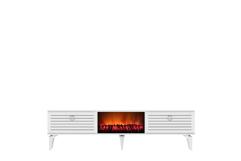 Tv-bänk Mula 150 cm - Vit - Möbler - TV- & Mediamöbler - TV bänk & mediabänk