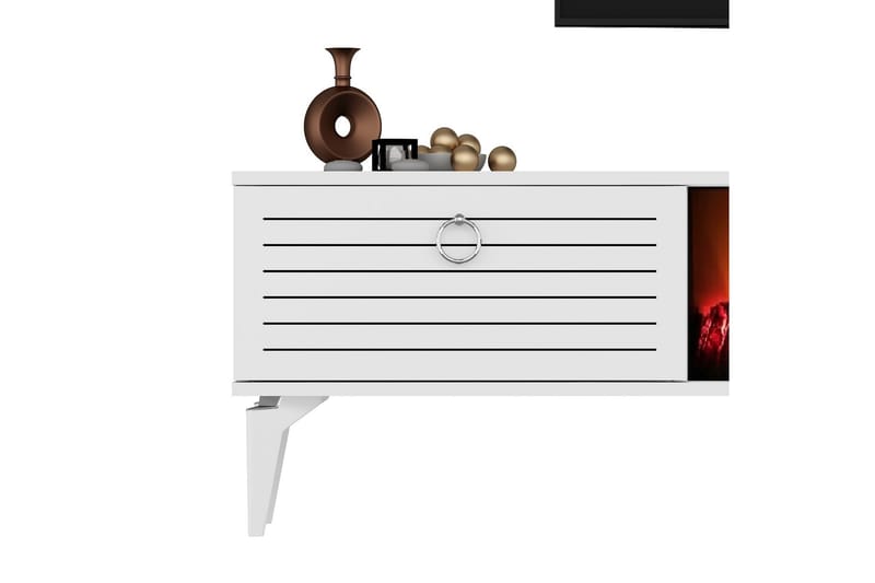 Tv-bänk Mula 150 cm - Vit - Möbler - TV- & Mediamöbler - TV bänk & mediabänk
