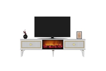 Tv-bänk Munda 150 cm - Guld - Möbler - TV- & Mediamöbler - TV bänk & mediabänk