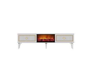 Tv-bänk Munda 150 cm - Guld - Möbler - TV- & Mediamöbler - TV bänk & mediabänk