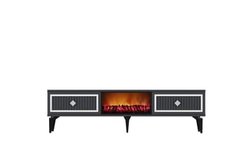 Tv-bänk Munda 150 cm - Silver - Möbler - TV- & Mediamöbler - TV bänk & mediabänk
