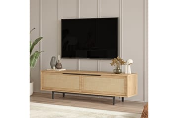 Tv-bänk Munish 160 cm - Ek/Valnöt - Möbler - TV- & Mediamöbler - TV bänk & mediabänk
