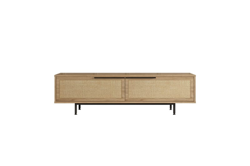 Tv-bänk Munish 160 cm - Ek/Valnöt - Möbler - TV- & Mediamöbler - TV bänk & mediabänk