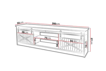 Tv-bänk - Natur - Möbler - TV- & Mediamöbler - TV bänk & mediabänk