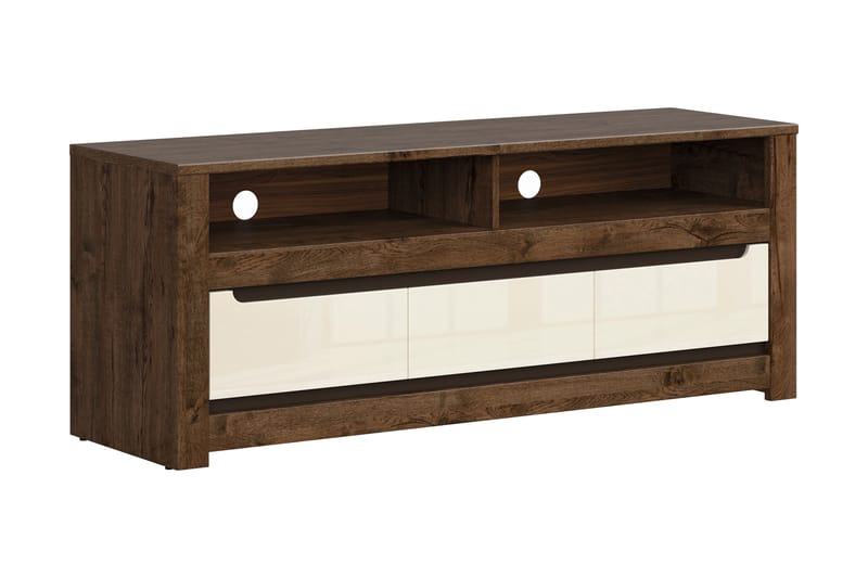 TV-bänk Navallo 149 cm - Trä|natur|Vit - Möbler - TV- & Mediamöbler - TV bänk & mediabänk