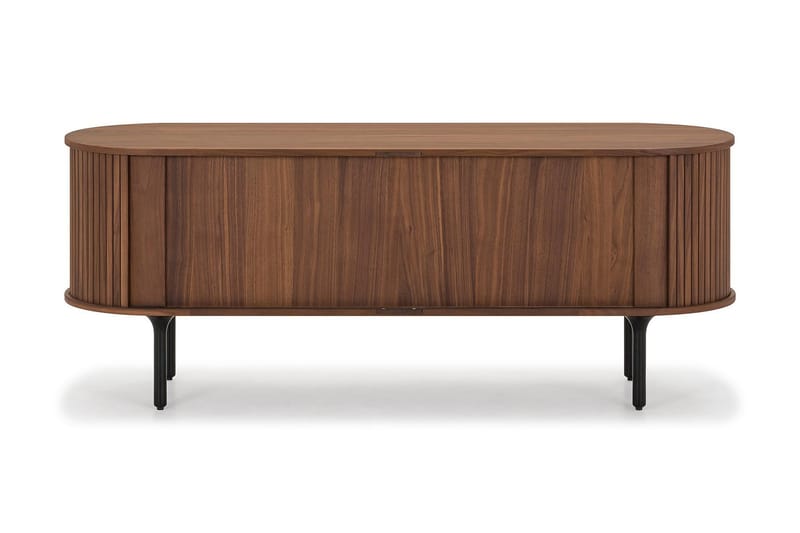 TV-bänk Neandir 150x45 cm Massiv Valnöt - Brun - Möbler - TV- & Mediamöbler - TV bänk & mediabänk