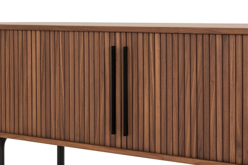TV-bänk Neandir 150x45 cm Massiv Valnöt - Brun - Möbler - TV- & Mediamöbler - TV bänk & mediabänk