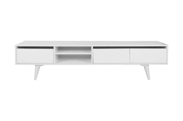 Tv-bänk Needis 180 cm - Vit - Möbler - TV- & Mediamöbler - TV bänk & mediabänk