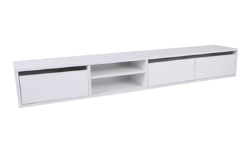 Tv-bänk Needis 180 cm - Vit - Möbler - TV- & Mediamöbler - TV bänk & mediabänk